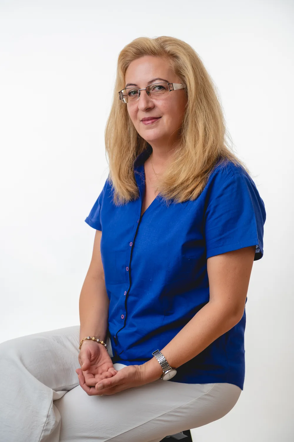Ружа Симеонова в работен момент